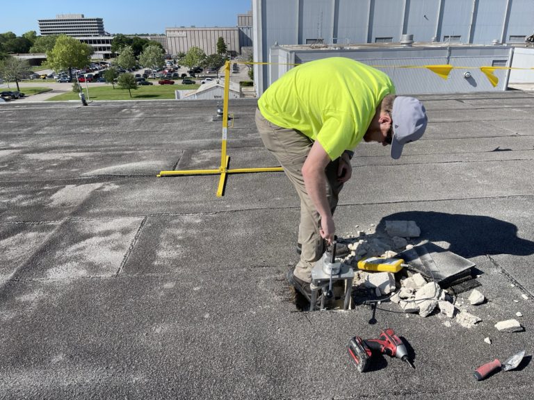 commercial roof installation